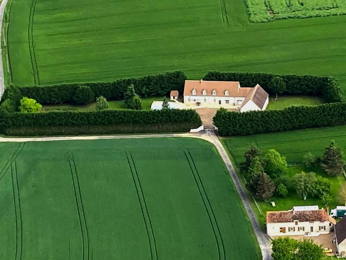 Вилла Bois De Crane Landes-le-Gaulois Экстерьер фото