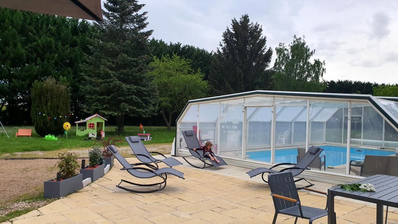 Вилла Bois De Crane Landes-le-Gaulois Экстерьер фото